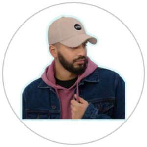 Gorras. Símbolo DDM bordado. (Precio final: 24,99€. Envío incluido).