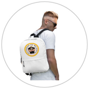 Mochila blanca. (Precio final: 59,99€. Envío incluido).