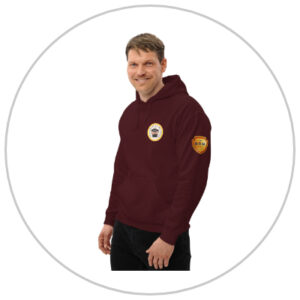 Sudaderas con capucha. Escudo DDM en la manga izquierda. (Precio final: 41,99€. Envío incluido).