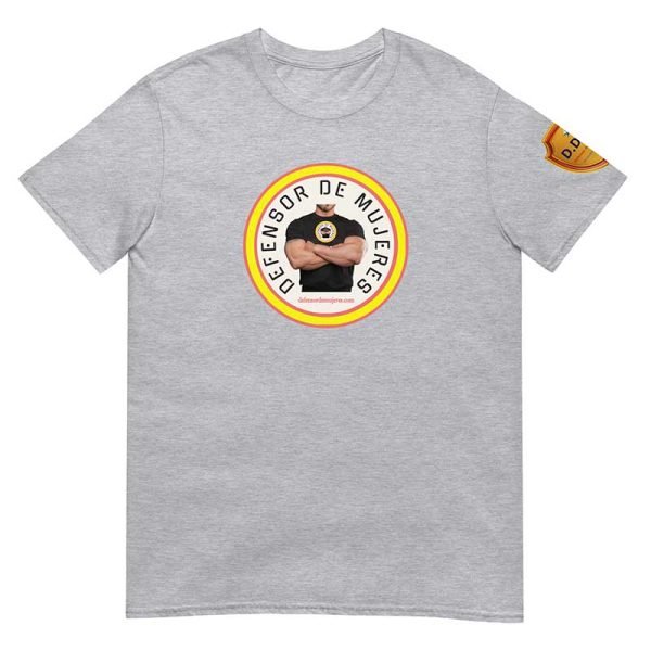 Camiseta gris claro de manga corta. Escudo DDM en la manga izquierda - Imagen 2