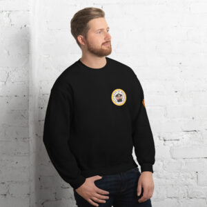 Sudadera negra. Escudo DDM en la manga izquierda. Envío incluido.