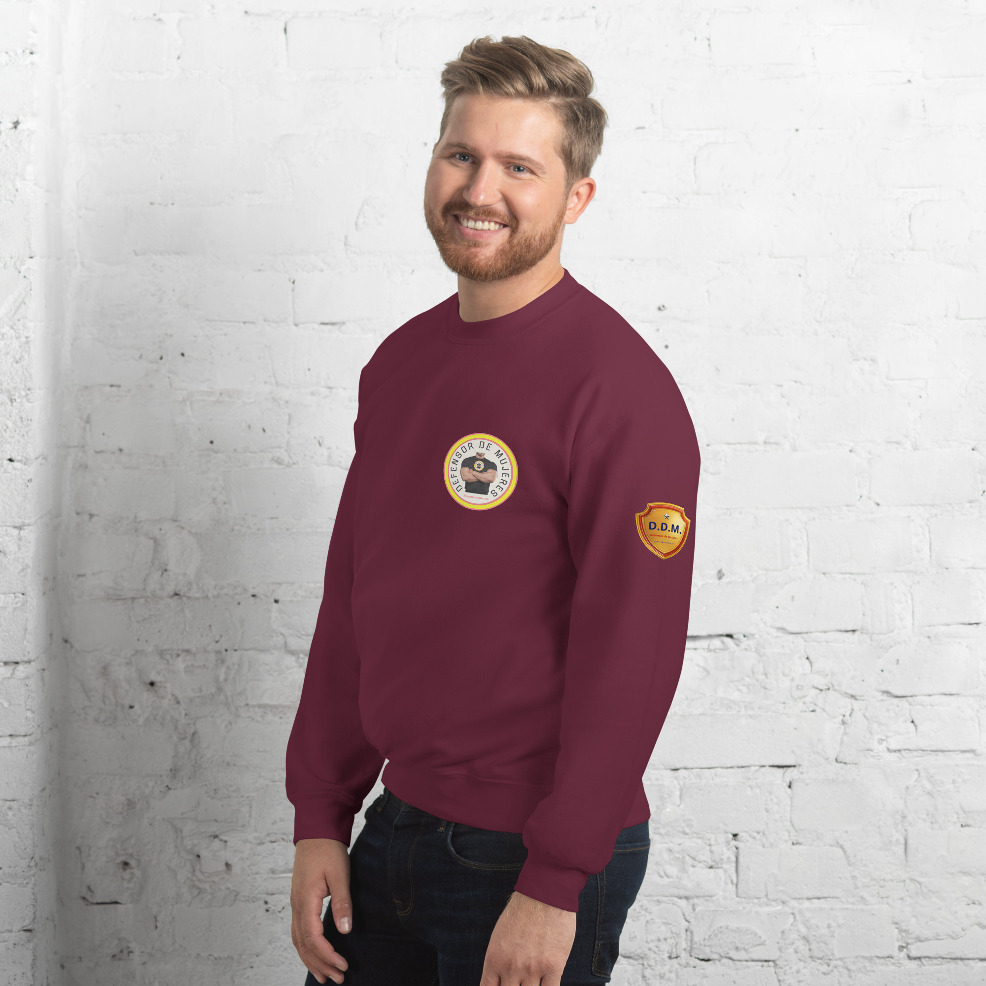 unisex-crew-neck-sweatshirt-maroon-left-front-6a7afebb9999c-1.jpg