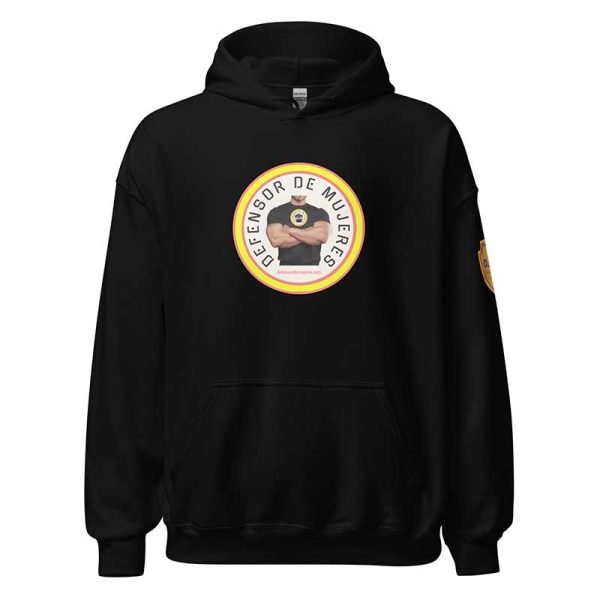 Sudadera negra, con capucha. Escudo DDM en la manga izquierda - Imagen 2